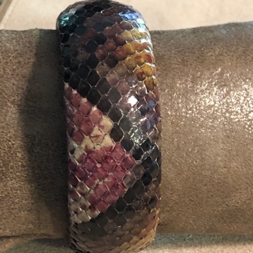 Diego Rocha Handpainted Python Bangle - image 3